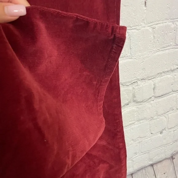 Levi Strauss & Co. Corduroy Red Bell Bottom Pants Size 16 - Picture 5 of 8